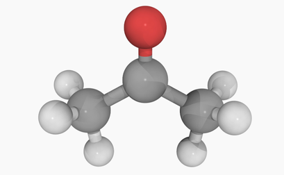 Acetone Molecule